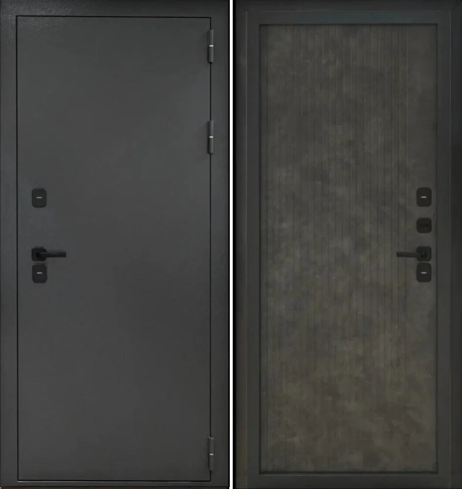 Фото Дверьберг ТЕРМА БУКЛЕ ГРАФИТ  БЕТОН ЛОФТ ГРЕЙ DIS007275